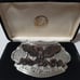 Vintage 1986 50 Years Harley Davidson Brookfield Collectors Guild Belt Buckle