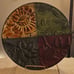 Like New 20 Large Metal Plate Decor w/4 Autumn Colors with Floral and Leaves
