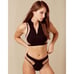 Agent Provocateur Marlene Black Bikini Bottom AP4 Large NWT