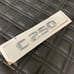C250 Fit Mercedes Rear Back Trunk EmblemS Nameplate Letters Numbers Badge Name
