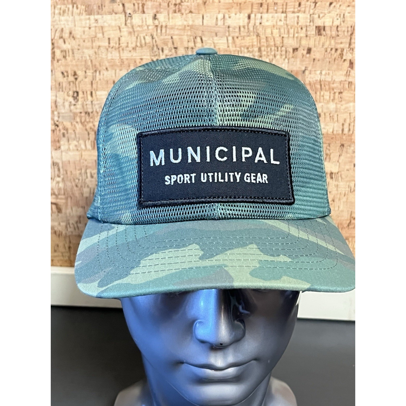 Municipal Hat Adjustable Sport Utility Gear Mesh Camo Baseball Trucker Snap