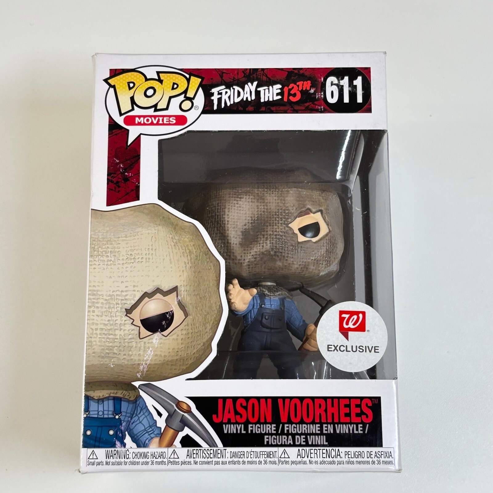Funko Pop! Friday The 13th Jason Voorhees #611 Bag Mask Walgreens Ex Box Damage