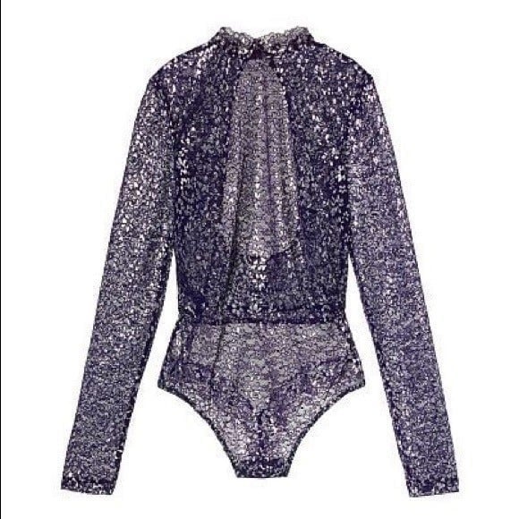 VS Dream Angels Metallic Bodysuit Small