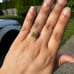 925 sterling silver 2.25 CTW yellow & white Moissanite ring size 7