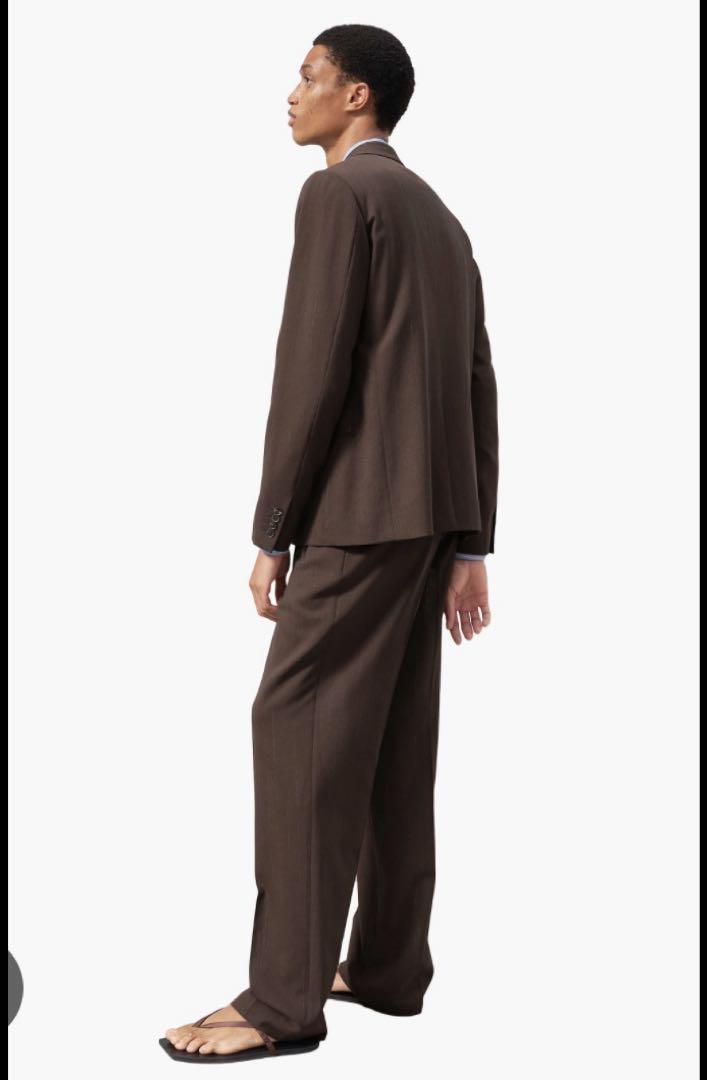 AURALEE / オーラリー】HARD TWIST WOOL STRIPE SLACKS