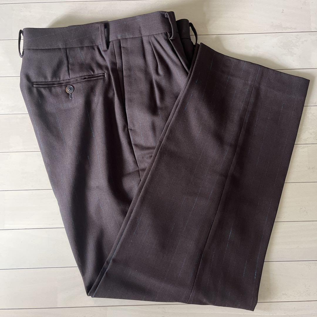 AURALEE / オーラリー】HARD TWIST WOOL STRIPE SLACKS