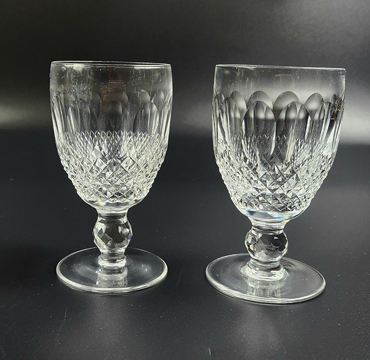 Vintage Claret Wine Colleen Short Stem (Cut) by WATERFORD CRYSTAL - Pair