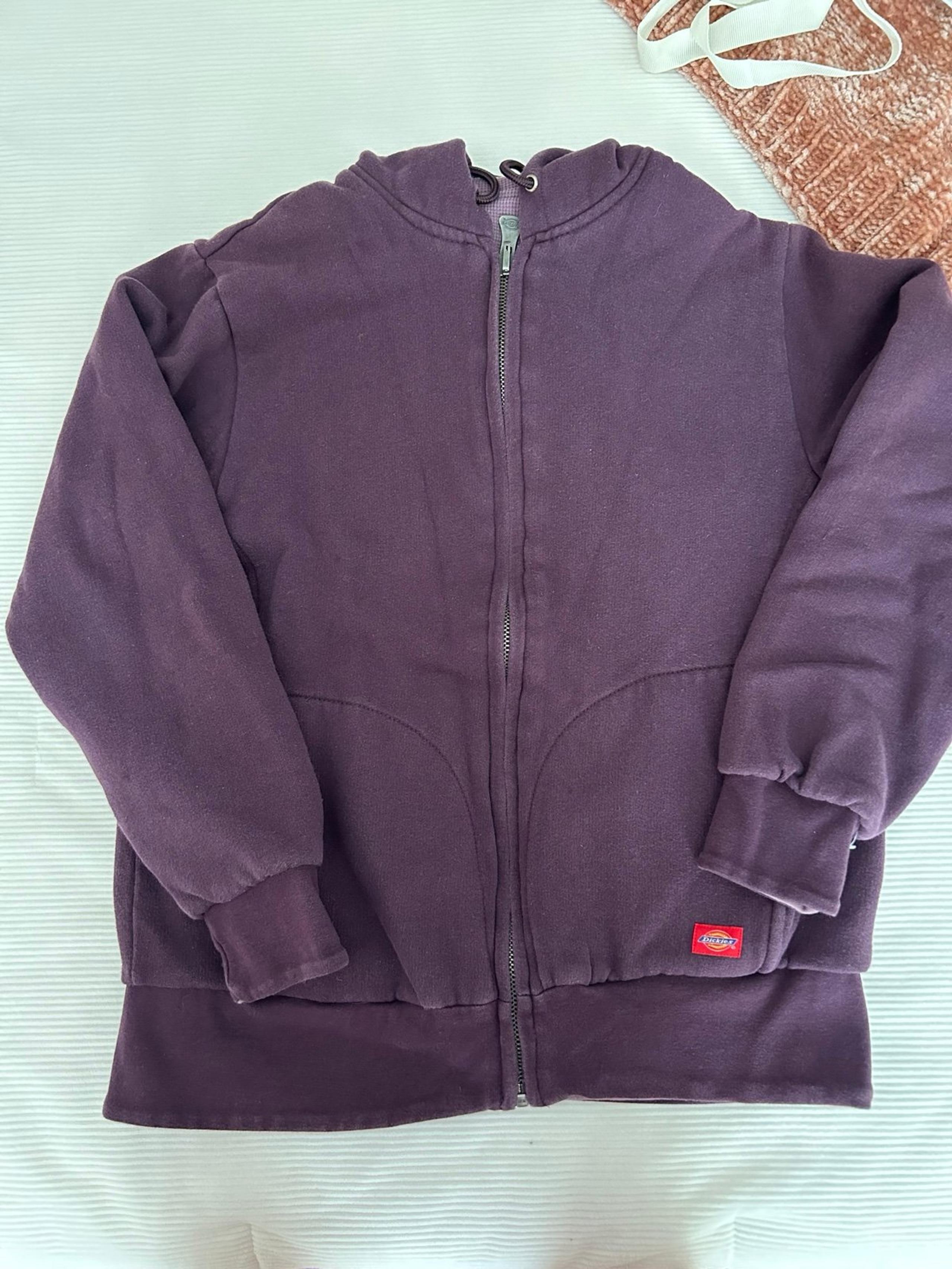 Dickies work wear purple zip up
