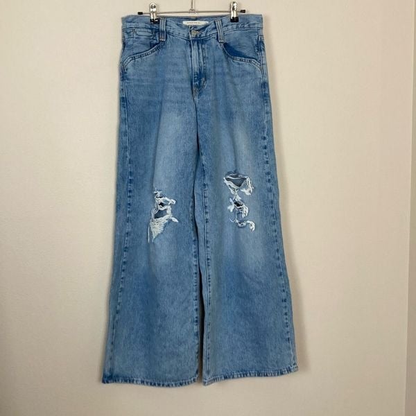 Levi's Women's Mid-Rise '94 Baggy Wide Leg Jeans Size 28