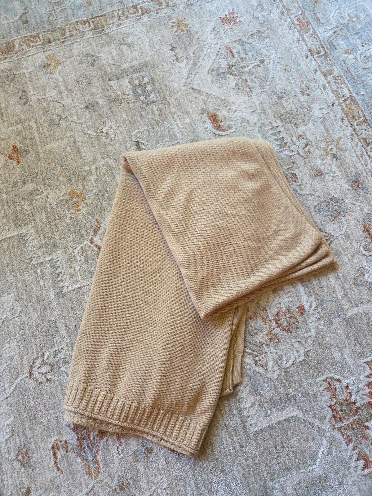 Jenni Kayne cotton and cashmere blend throw