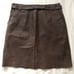 Jackie Blue Leather Skirt Sz 10