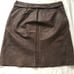 Jackie Blue Leather Skirt Sz 10