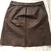 Jackie Blue Leather Skirt Sz 10
