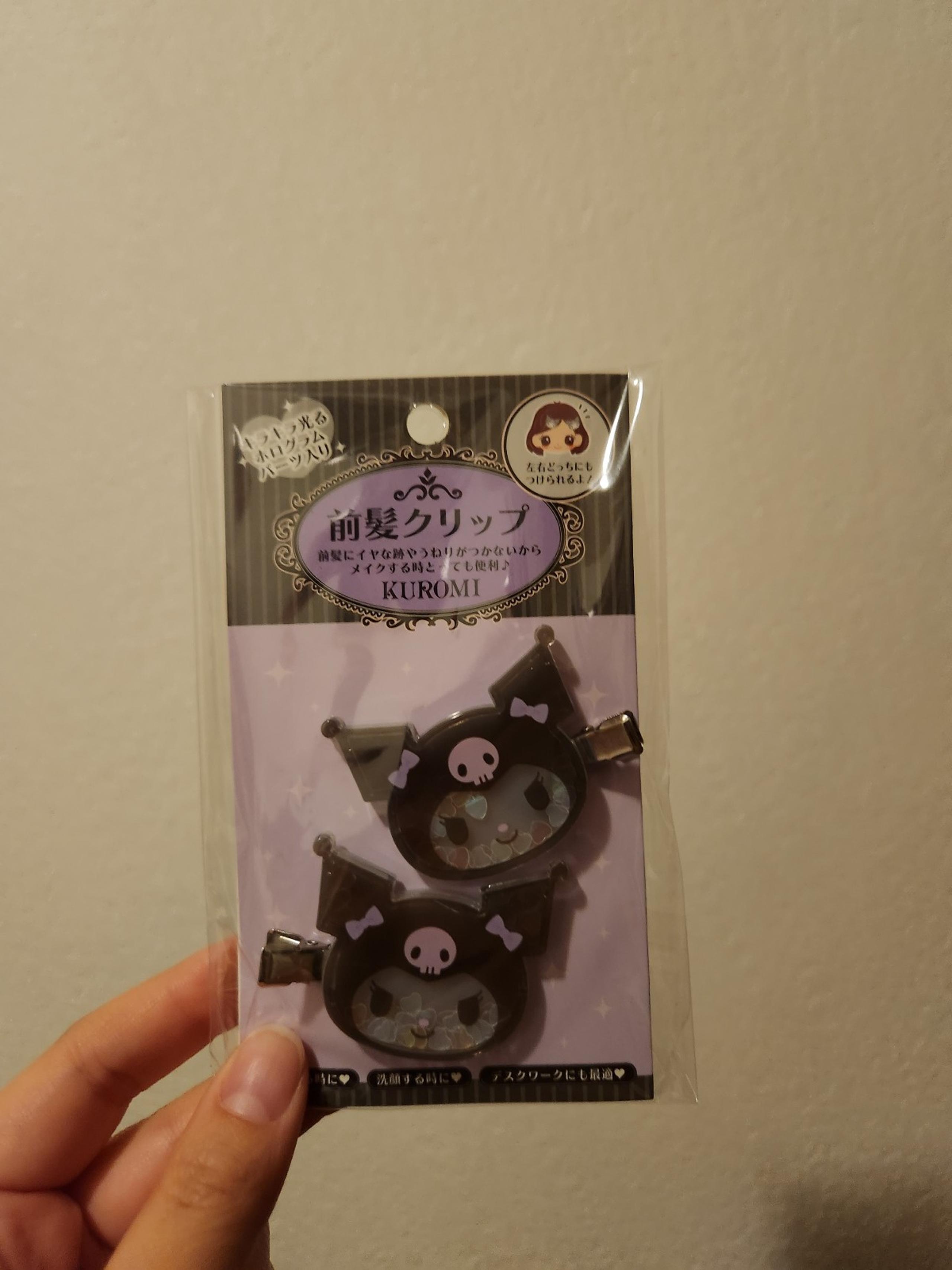 Kuromi Hairclip Set