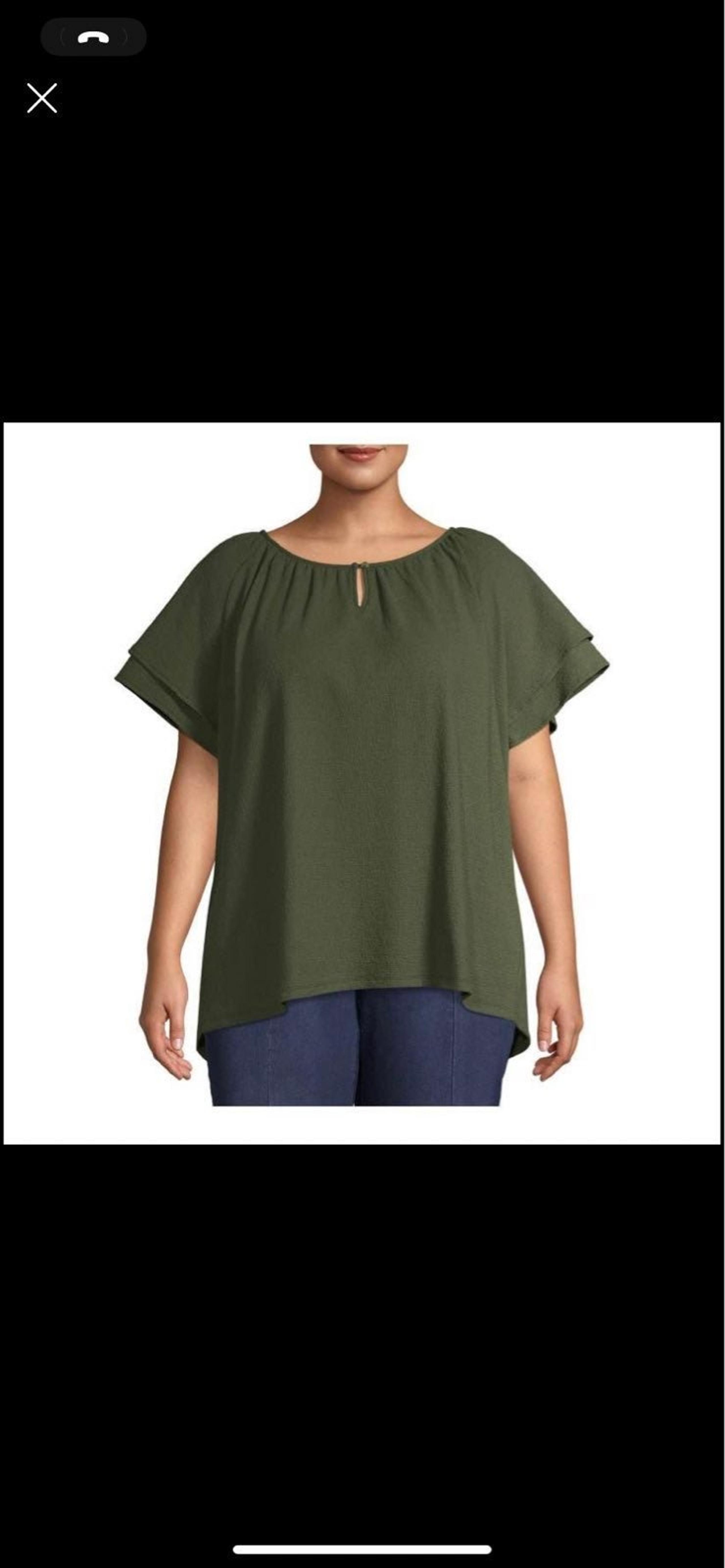 WOM101 - NEW Ruffle Sleeve Peasant Top 0