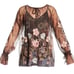 Johnny Was Top Blouse Tunic NWT XL