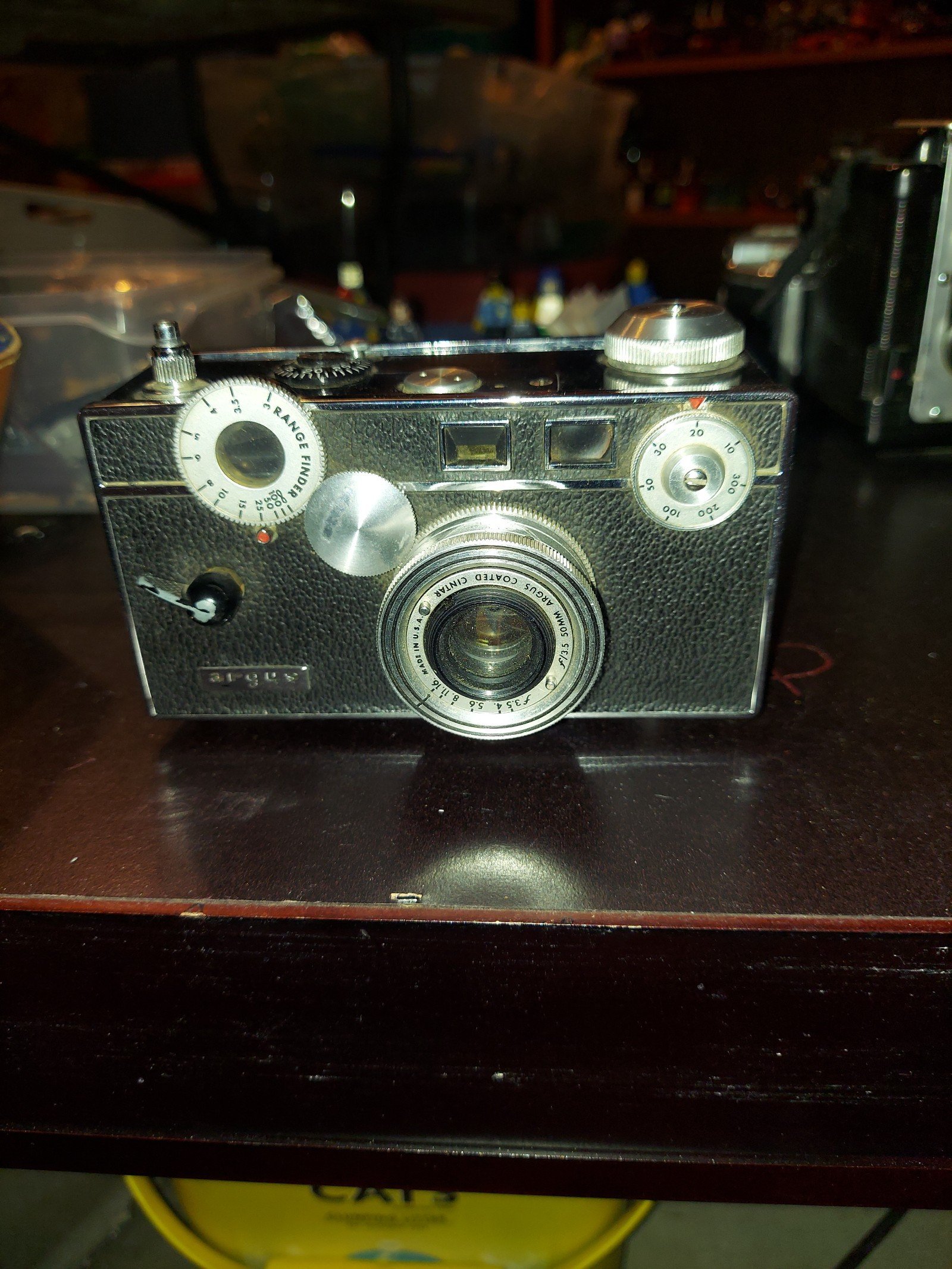 Vintage Argus C3 35mm Rangefinder Brick Camera