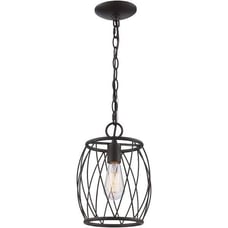 Pendant Light Steel Twist in Bronze