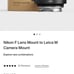 Urth F-M lens camera adapter