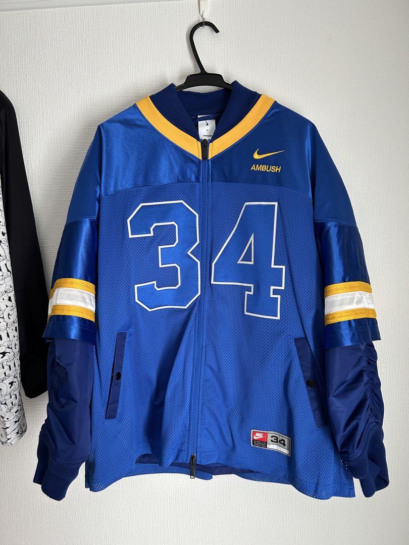 NIKE AMBUSH Varsity Jacket L Blue, worn by Riisa Naka
