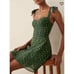 Reformation Niara Green Print Mini Smocked Sundress New With Tags Size 12