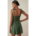Reformation Niara Green Print Mini Smocked Sundress New With Tags Size 12