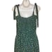 Reformation Niara Green Print Mini Smocked Sundress New With Tags Size 12