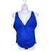 J.Crew Ruched Femme One Piece Swimsuit Regal Blue 24 NEW