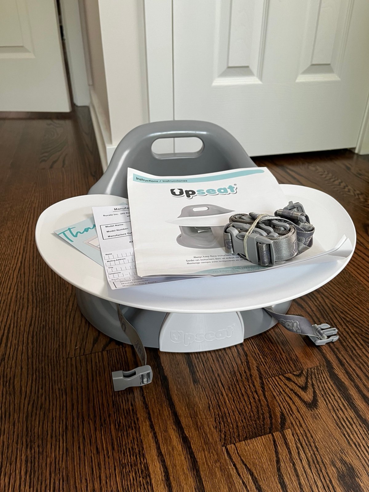 Upseat Baby Floor and Booster Seat with Tray