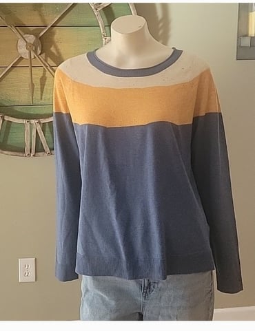 Smartwool Edgewood Colorblock Crew Neck Sweater
