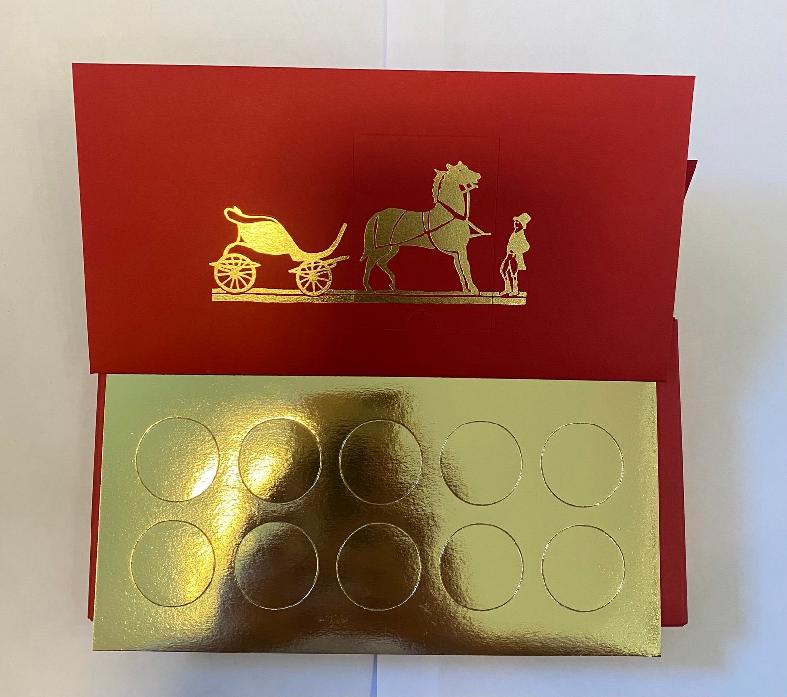 Authentic Hermes Limited Tiger Chinese New Year 2022 Red Envelopes Pack of 10