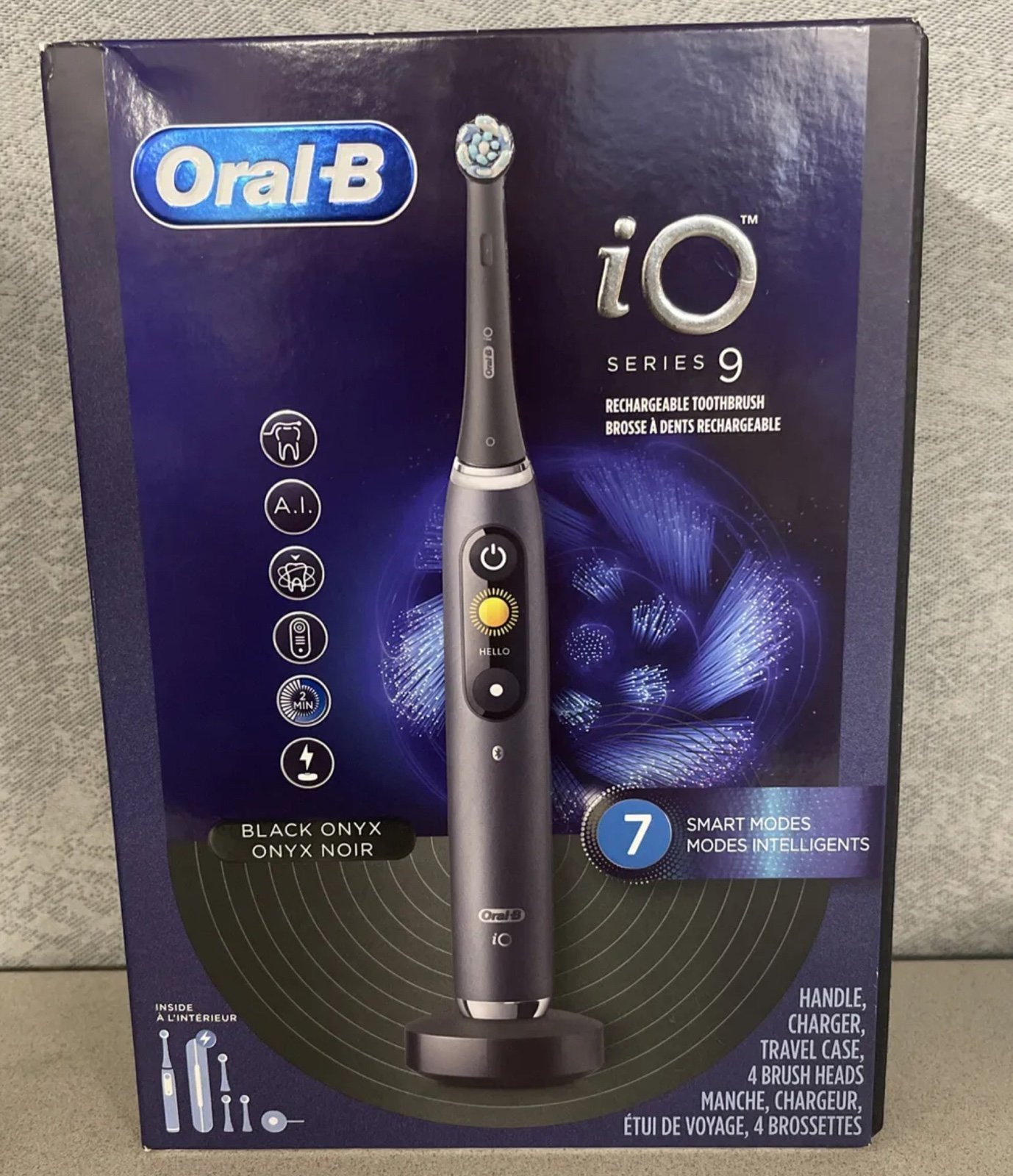 oral b iO 9 black toothbrush