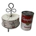 Vintage Wales Spice Shakers with Caddy 7 pc Set White Floral Ceramic Japan