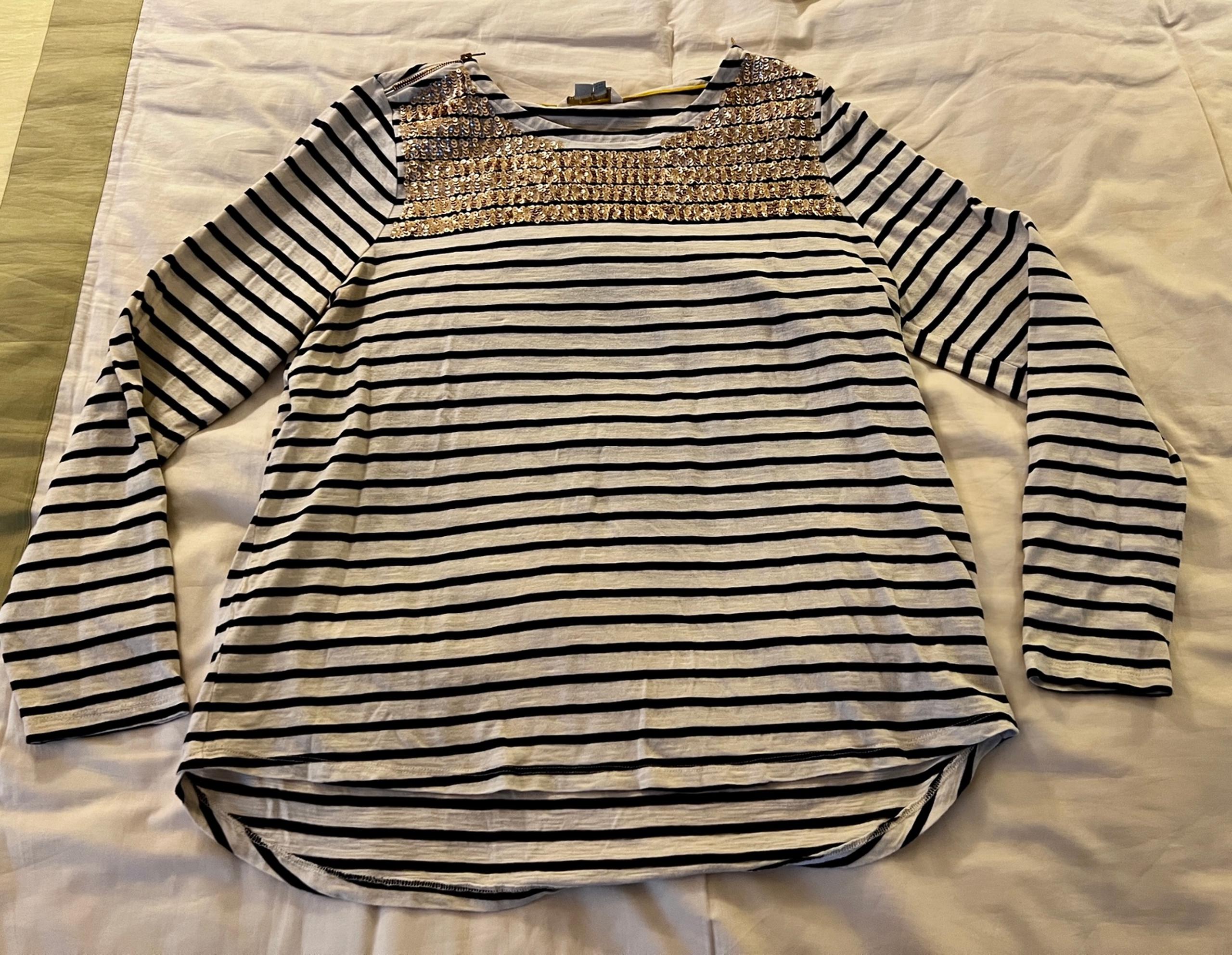 Boden Breton Top (sequined)