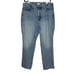 NWT Good American Good Boy Straight Curve Jeans Indigo Light Wash Women Blue 16