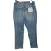 NWT Good American Good Boy Straight Curve Jeans Indigo Light Wash Women Blue 16