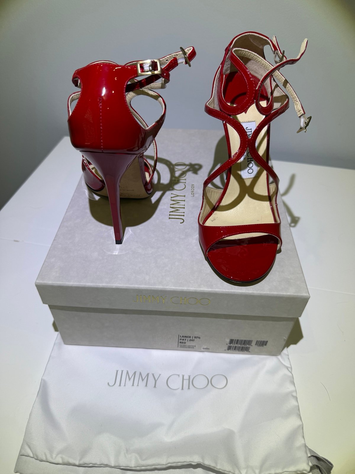 Jimmy Choo Patent Leather Red Heels