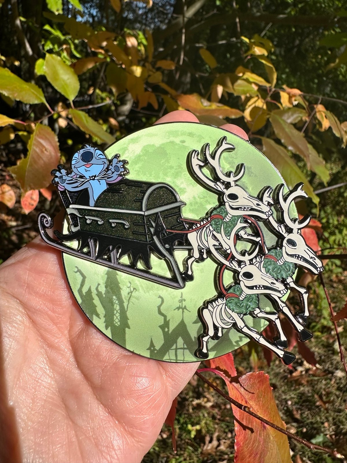 Stitch NBC Reindeer Pin - LE 25 C GRADE