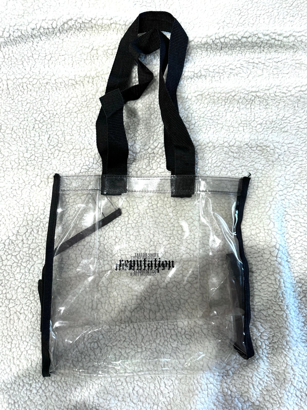 Taylor Swift Reputation Clear Tote Bag