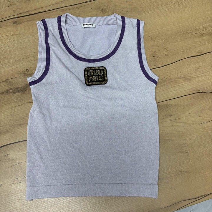Camisole Embroidered Knit Tank: Cherry Color, 72 Length