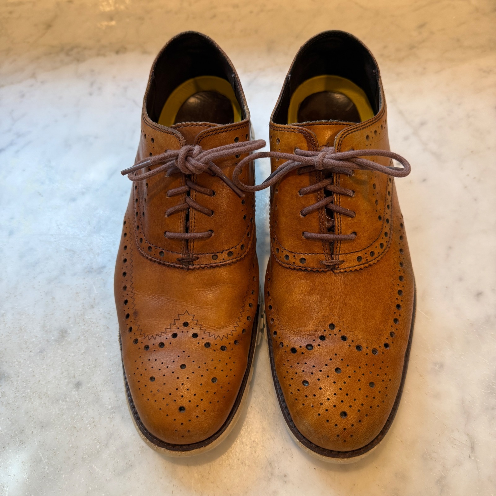 Cole Haan Zerogrand Wingtip Oxford Dress Shoes Leather Brogue 10M