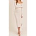 Mable beige pencil skirt small