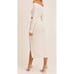 Mable beige pencil skirt small