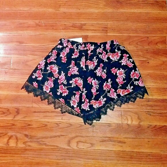 SEEK THE LABEL Shorts Multicolor Women Size Small Drawstring Elastic Waist