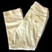 Pure Color Yellow Capri Crop Pant 27 Waist