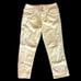 Pure Color Yellow Capri Crop Pant 27 Waist