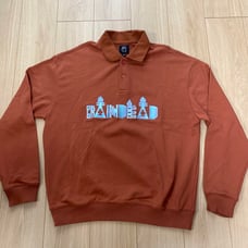 BRAIN DEAD Brown Polo Shirt, Size M