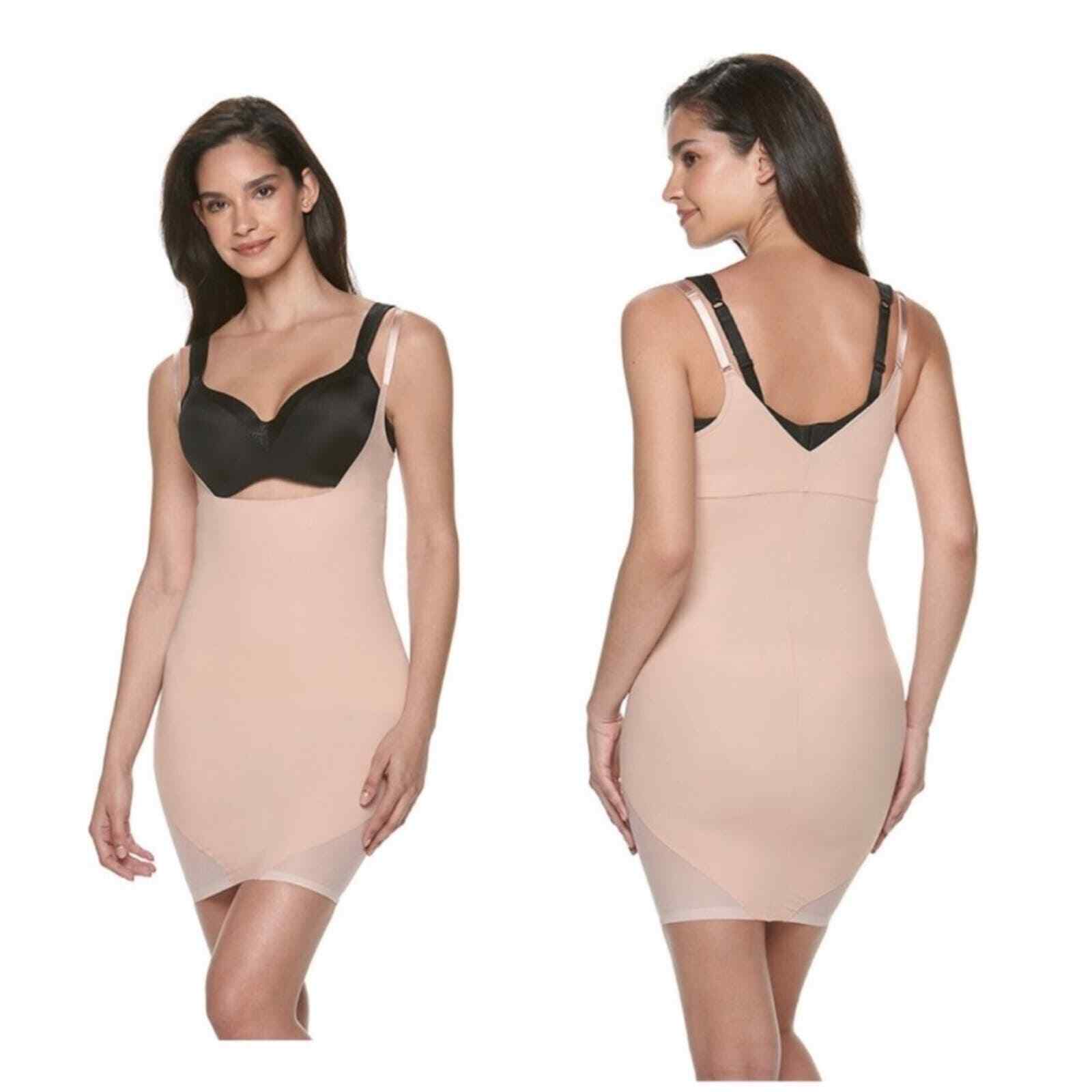 New Red Hot Spanx open-bust shaping Shape Wear slip Medium Control