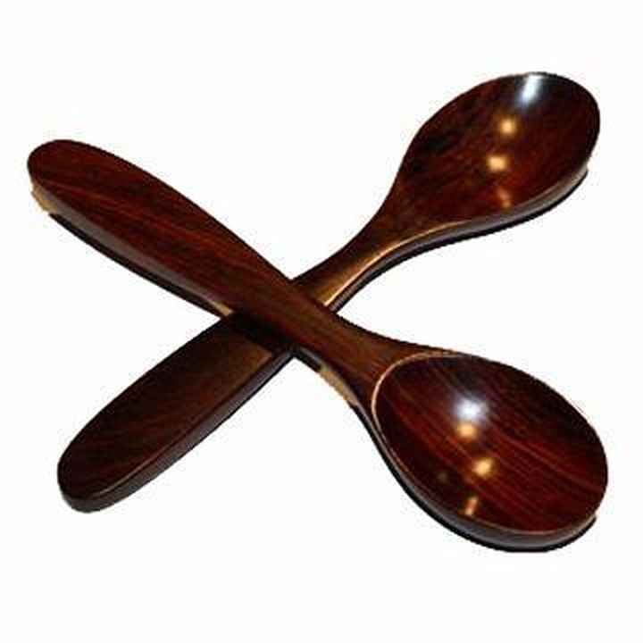 Musical Spoons Rosewood 6 Inches Easy to Hold Free Shipping