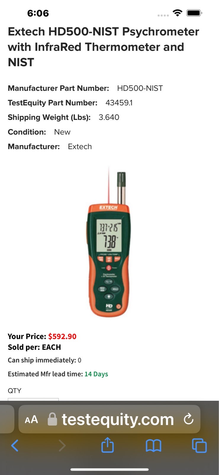Extech instruments
